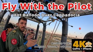 The Best Full Virtual Tour of Cappadocia Hot Air Balloon Ride | Pilot Commentary Only • 4K • 中英文字幕