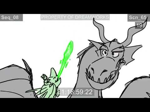 Dragons: The Nine Realms Titanwing Mist Twister Storyboard