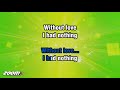 Tom Jones - Without Love There Is Nothing - Karaoke Version from Zoom Karaoke