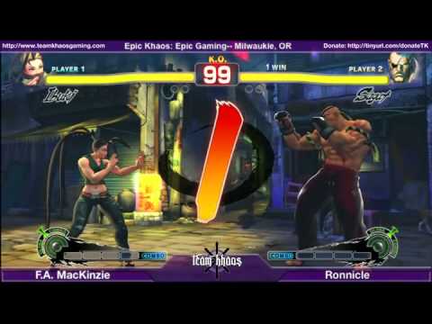 Epic Khaos Feb SSF4 - MacKinzie (IBU) vs Ronnicle (SAG)