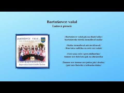 BARTOŠOVČAN a LH ŠARIŠAN, Bartošovce valal, ľudová, Videorohaľ