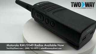 How To Program Motorola RMU2040 Radios | How To Add Additional Active Channels | Two Way Direct