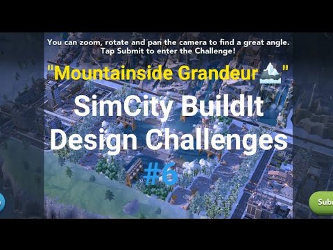 "Mountainside Grandeur🏔" - SimCity BuildIt Design Challenges #6