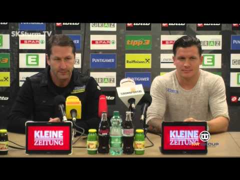 SK Sturm: Mediabriefing vor FK Austria Wien (27. Runde 2015/16)