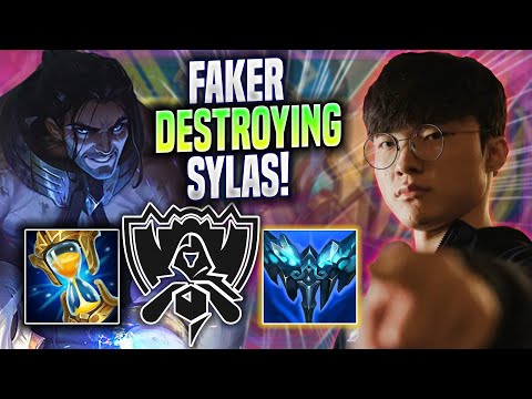 FAKER DESTROYING WITH SYLAS! - T1 Faker Plays Sylas MID vs Akali! | Bootcamp 2022