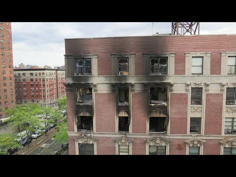 Six people, including four children, have been killed in an overnight fire that ravaged an apartment in a city-owned Harlem building. (May 8)