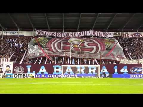 "Daria la vida por verte campeon - LA BARRA 14 - CLUB ATLÃ‰TICO LANÚS" Barra: La Barra 14 &bull; Club: Lanús