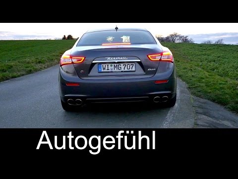 Sound & Driving Maserati Ghibli SQ4 exhaust 3.0 l V6 410 hp enjoy! - Autogefühl
