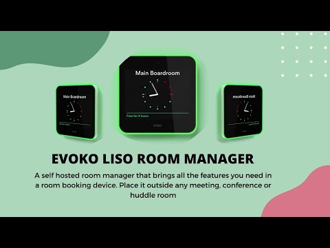 Evoko Liso - Next Generation Room Booking System - DubaiMachines.com
