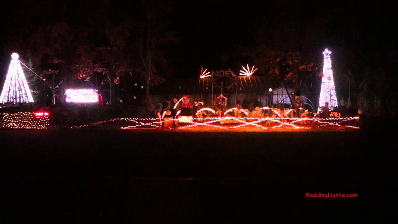 2015 Star Wars Main Theme - Redding Christmas Lights