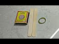 How To Make Shooting Gun From Ice Cream Stick And Matchbox How To Makeshooting Gun Make Gun Matchbox