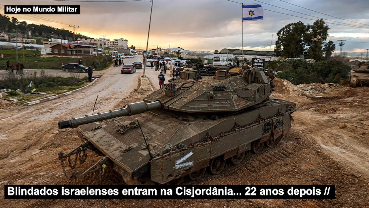 Blindados israelenses entram na Cisjordânia... 22 anos depois