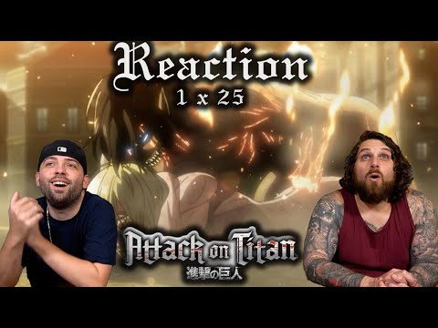 Attack on Titan 1x25 SEASON FINALE REACTION!! "Wall: Assault on Stohess, Part 3"