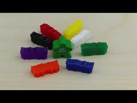 Acrylic Train, Coal Car, Blue video