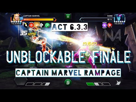 Act 6.3.3 Unblockable Finale Path - Captain Marvel Rampage