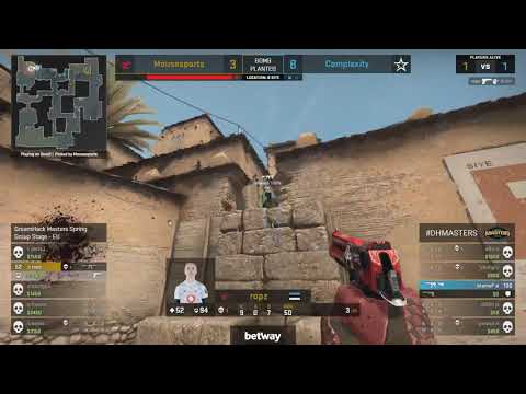 CSGO Ropz 1vs4 deagle cluch | complexity vs mouz | dreamhack 2020