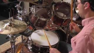 Joe Bergamini drum lesson: 7/8 Fills #1