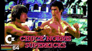 CHUCK NORRIS SUPERKICKS [C64] Un Ultimo Saluto alla Leggenda delle Arti Marziali (Xonox 1983)
