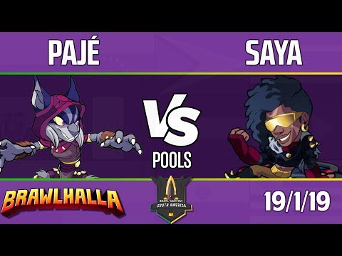 Brawl Monthly SA #3 - Pajé (Asuri) vs. PINX | Saya (Sidra) - Brawlhalla Pools WSF