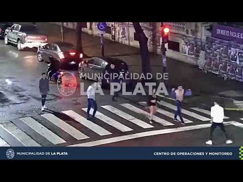 Gresca en 7 y 49 fue registrada por cámaras de seguridad