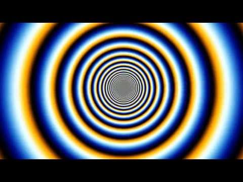 Hypnotic Circles - Moiré-Effect, Fractal Optical Illusion