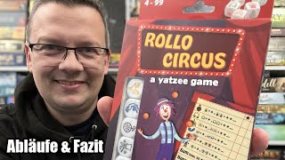 Rollo Circus (Huch!) - Yatzee Würfelspiel ab 4 Jahren
