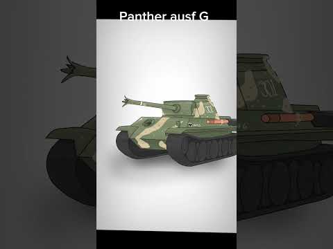 Panther Variants pt2 #ww2 #tanks #animation