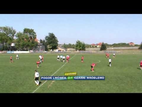 Skrót meczu Pogoń Lwówek - Czarni Wróblewo 1:2 (19.05.12)