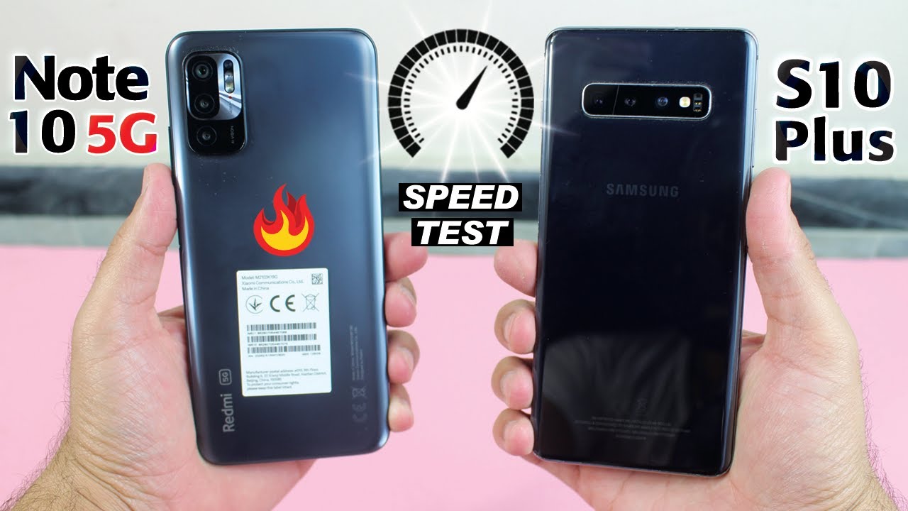 Redmi Note 10 5G vs Samsung Galaxy S10 Plus - Speed Test & Rendering Test😱