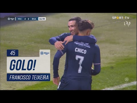 Goal | Golo Francisco Teixeira: Vitória SC 2-(2) BSAD (Taça da Liga 22/23 - Fase 3 - Jornada 2)