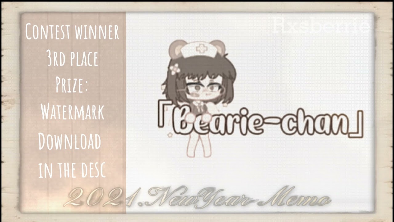 🐻 Contest Winner 3rd // Watermark for「bearie-chan」 🌸