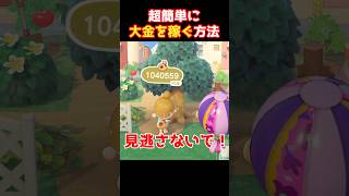【あつ森】超簡単に大金のベルを稼ぐ方法3選！ #小ネタ #裏技 #あつまれどうぶつの森