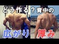 【解説】どう作る？背中の厚みと広がりを鍛え分ける【筋トレ】