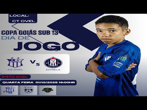 Sub-13  - AE OVEL x FC Estrela - 9ª Rodada - Copa Goiás Sub-13 2025 (01-10-2025)