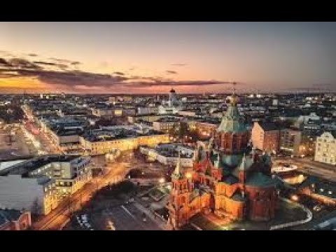 FLYING OVER FINLAND 2 Hours 4K Relaxing Music Along With Beautiful Nature Videos