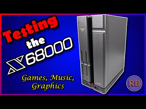 Testing out the imported X68000!