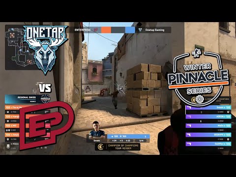 SWISS ROUND 2! | OneTap vs ENTERPRISE | Pinnacle Winter Series 1 Regionals - HiGHLiGHTS | CSGO