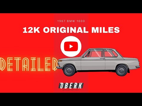 DETAILED - 12k Original mile 1967 BMW 1600