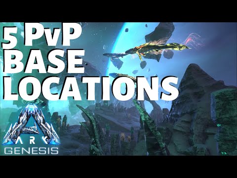 5 Strong PvP Base Locations on Genesis | ARK: Survival Evolved Genesis