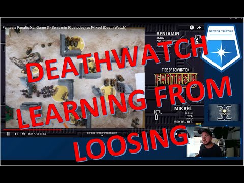 Deathwatch Army list - Learning from Loosing. AOR at 40K Grand Tournament!