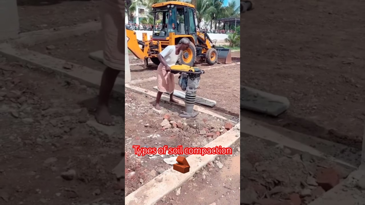 Soil compaction work |soil compaction| |civil engineer| #construction #civilengineer