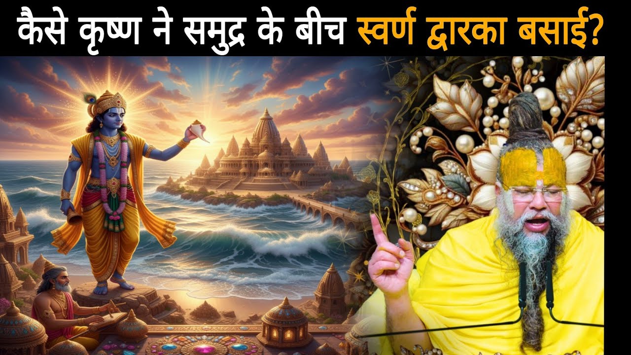 कैसे कृष्ण ने समुद्र के बीच स्वर्ण द्वारका बसाई?