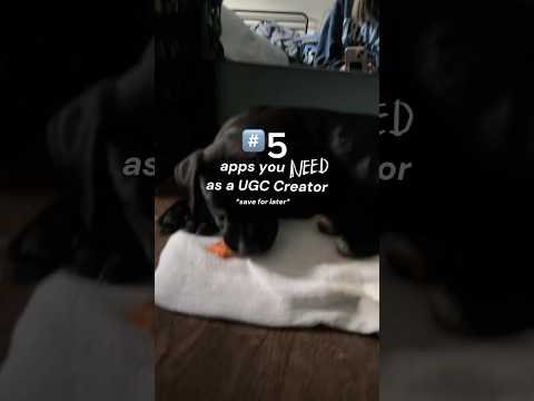 5 apps you need as a UGC Creator