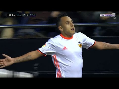 Fabian Orellana Goal - Valencia vs Real Madrid 2 0 La Liga 22 02 2017 HD