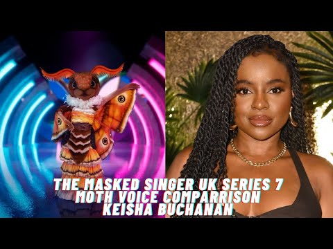 The Masked Singer UK Series 7 Moth Voice Comparison - Keisha Buchanan 