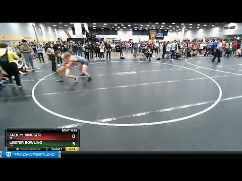 152 Lbs Champ. Round 1 - Leister Bowling, CO Vs Jack M. Ringger, TX 137a