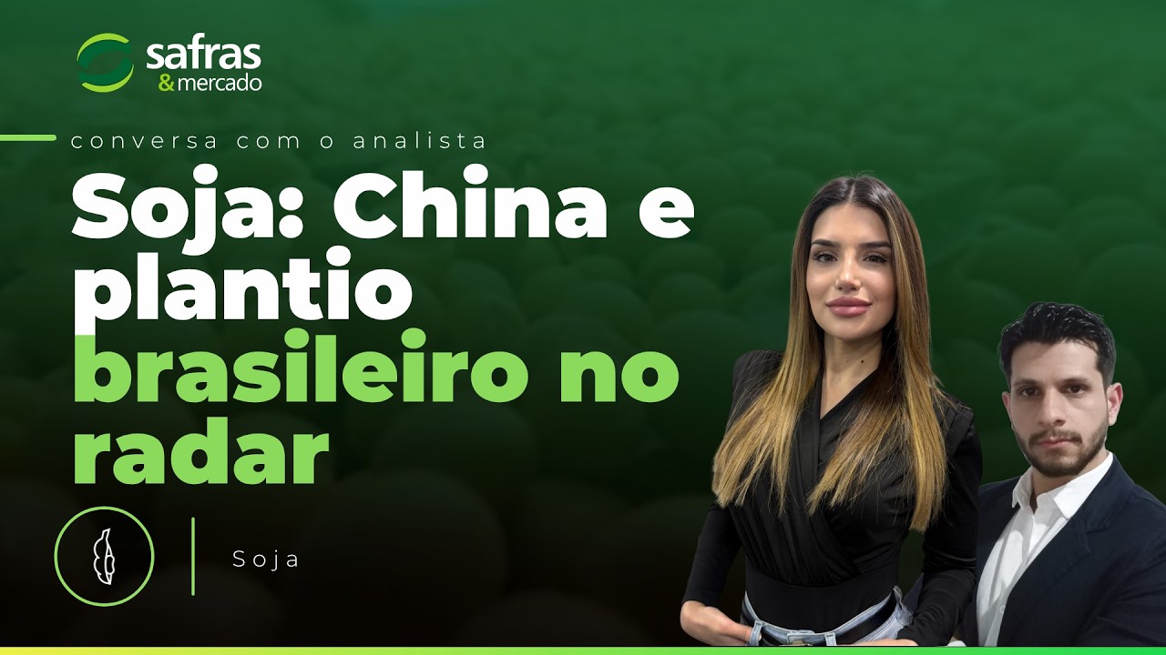 Rafael Silveira analisa compras chinesas de soja e avanço do plantio no Brasil