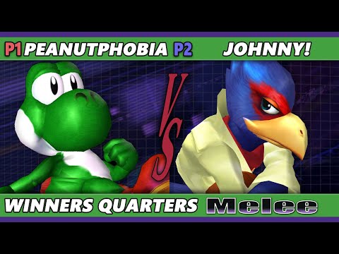 S@X 478 Winners Quarters - Peanutphobia (Yoshi) Vs. Johnny! (Falco) Smash Melee - SSBM