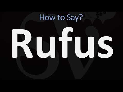 How to Pronounce Rufus? (CORRECTLY)