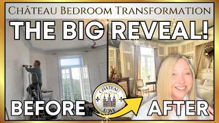 Finally...The BIG REVEAL! Chateau Bedroom BEFORE & AFTER | Stunning Bridgerton-Style Renovation 🏰💖